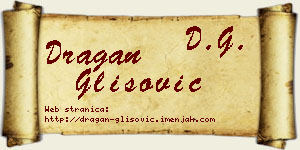 Dragan Glišović vizit kartica